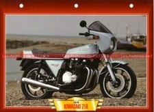 KAWASAKI Z 1000 Z1R Z1000 Z1-R 1978 : Fiche Moto #000581