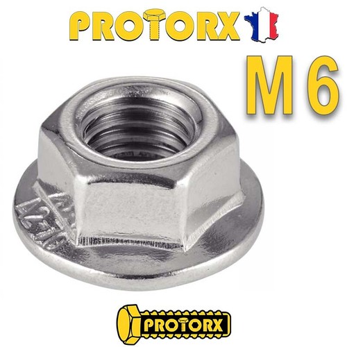 Ecrou embase crantée inox - à,