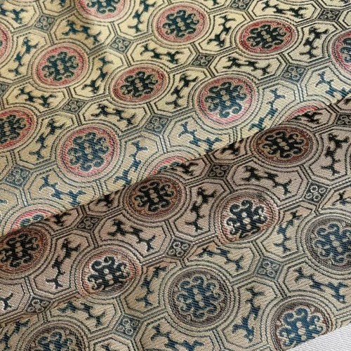 Tissu polyester jacquard motif - tissu,