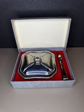 Coffret vintage sucrier carré en inox avec sa pince Arts de la table cuisine