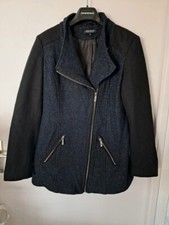 Veste noir bleu Marine avec Lurex brillant laine Morgan Vintage Classique 