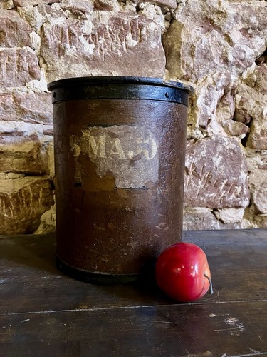 Ancien pot pharmacie papier - pot,