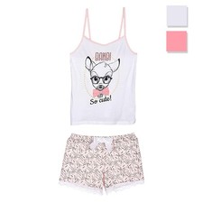 Pyjama Court Femme Disney BAMBI Top Et Short En Coton 3230