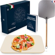 Blumtal - Pierre a pizza en cordiérite pour four et grill à gaz pour une c