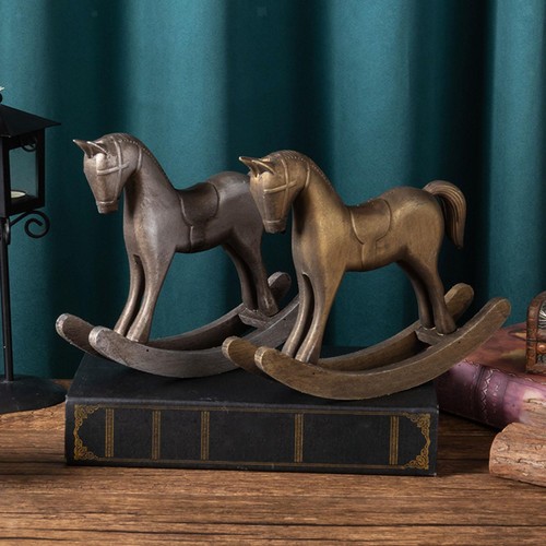 Cheval bascule sculpté - bascule,