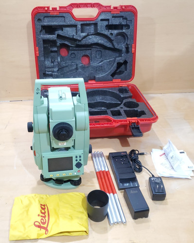 Leica total station survey - total,