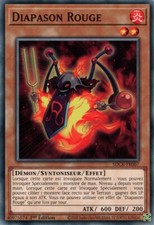 Carte Yu Gi Oh Diapason Rouge neuf 