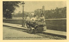 Reédition carte postale-Petits métiers de Paris-Marchande des 4 Saisons -M98