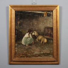 Tableau Moderne Signé Cesare