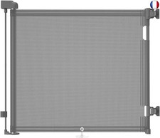 Barrière de Sécurité Rétractable 0-150 cm, Barriere de Securite Enfant Ext