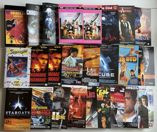 Lot jaquettes vhs - jaquettes,