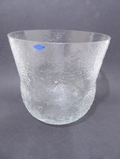 Nuutajärvi Wartsila Finland Verre Design Oiva Toika Bol Vintage 18,5cm