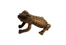 Poids Akan Figuratif Grenouille - Bronze - Art africain