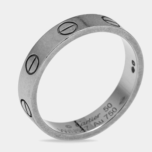 Bague cartier love blanc - en, or