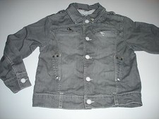 Veste en jean grise, marque MARESE/OOXOO, taille 6-7 ans