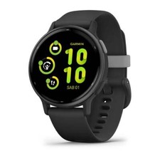 GARMIN VIVOACTIVE 5 GPS Smartwatch Cardio Garmin Pay 010-02862-10 Silicone Noir