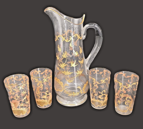Service orangeade verre
