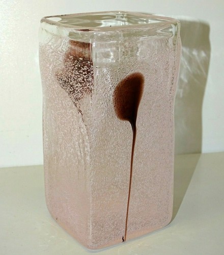 Vase verre bullé - vase, moderniste