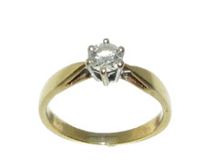 Bague solitaire diamant - solitaire,