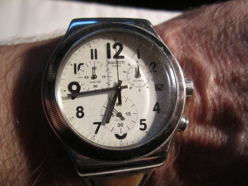 Vtg swatch chronograph watch - vtg,