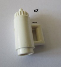 Lego 6206 x2 Belville Scala Biberon Baby Bottle Blanc White 5874 5821 MOC A40