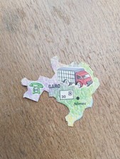 PUZZLE YOPLAIT DEPARTEMENTS Voiture Téléphone Courrier 30 Gard Camionnette 