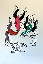 LAPICQUE   CHARLES   LITHOGRAPHIE