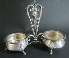 SALIERE DOUBLE EN ARGENT