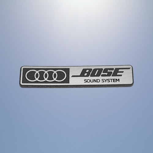 Bose sound system 40x8mm badge - bose,