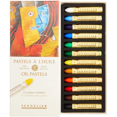Boîte pastels l huile - 12,