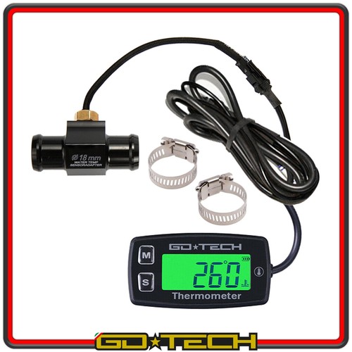 Thermomètre numérique moto - thermomètre,