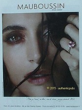 PUBLICITE MAUBOUSSIN JOAILLIER