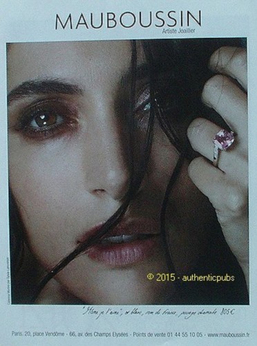 Publicite mauboussin joaillier - publicite,
