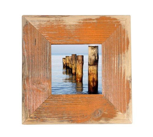 Cadre photo bois ancien - en,