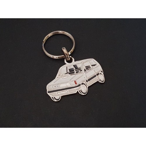 Porte clés profil fiat panda - profil,