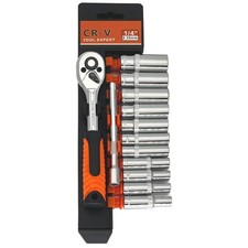 13Pcs Jeu de Clés à Cliquet