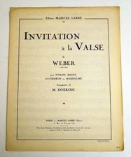 Partition vintage sheet music