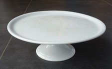 Plat à gâteaux en faïence China de Sarreguemines,  période 1860 - 1914