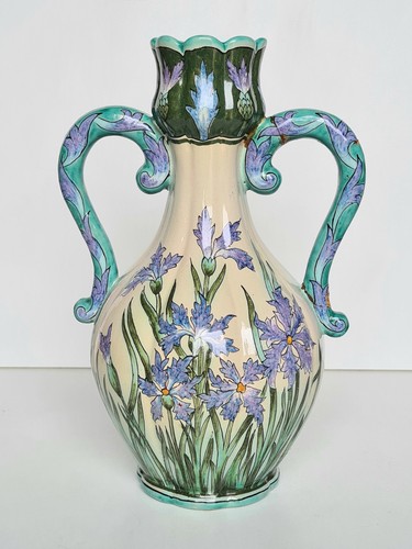 Saint clément vase faience - clément,
