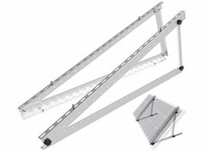 Support réglable en aluminium pour panneau solaire jusqu’à 118 cm de largeur - 