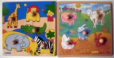 Lot de 2 Puzzles encastrement