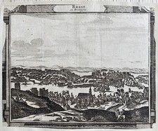 GRAVURE CARTE PLAN VUE