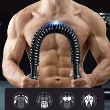 Spring Power Twister Bar Chef Expander Muscle Training Heavy Duty