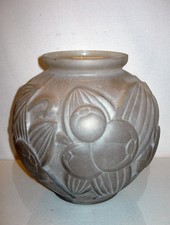 Vase art déco en verre