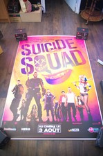 SUICIDE SQUAD ? French Bus Shelter Rolled DS Vintage Movie Poster Original 2016