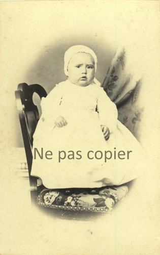 Enfant vers 1870 - enfant, cdv