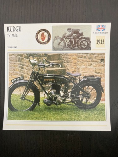 Carte fiche moto collection - carte,