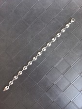 bracelet grain de café en argent