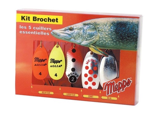 Mepps pike kit 5pcs - mepps,
