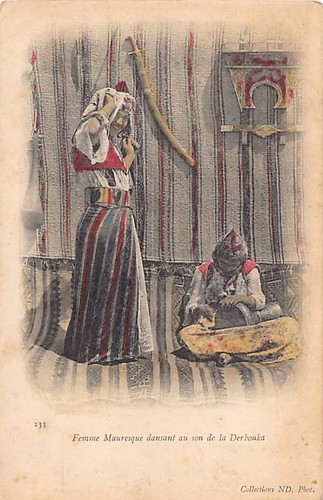 Algérie femme mauresque - algérie,